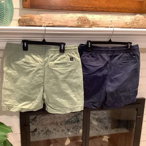 #74 Aeropostale Set of 2 Pull on Chino Shorts Men’s Size Medium - Picture 5 of 9